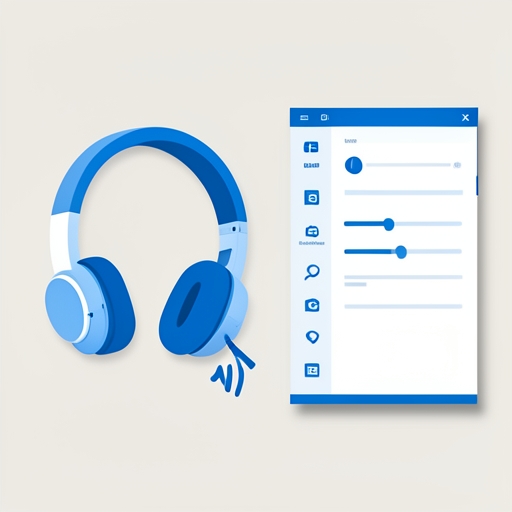USB 오디오 장치와 Windows 소리 설정을 점검하는 설명용 이미지